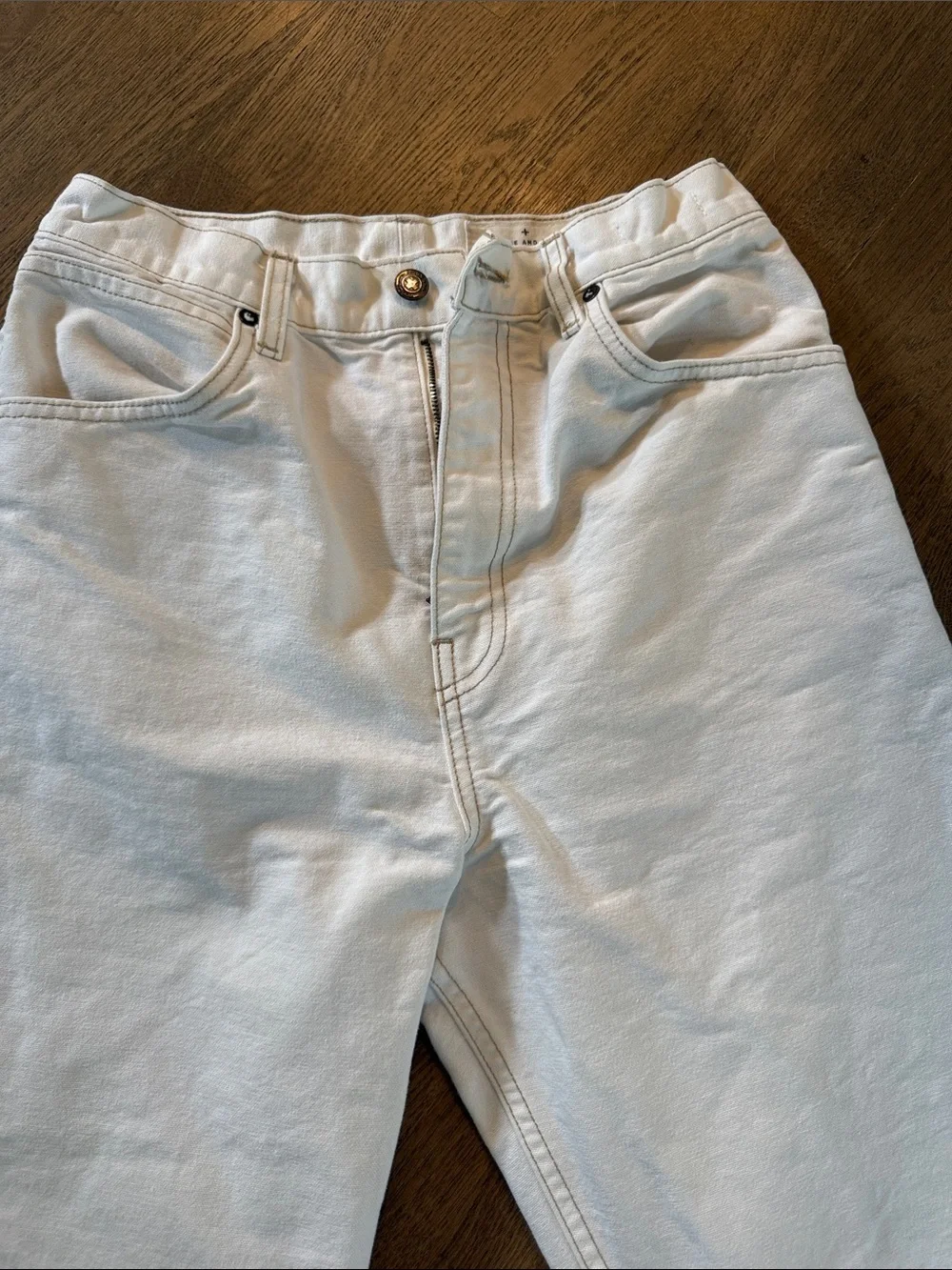 Imogene and Willie Augusta pant - white wash canvas - Picture 5 of 6